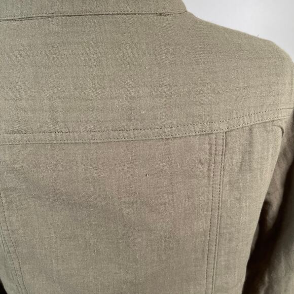 Lulus • Darsha Olive Green Three-Quarter Sleeve Tassel Jacket - Picture 6 of 8